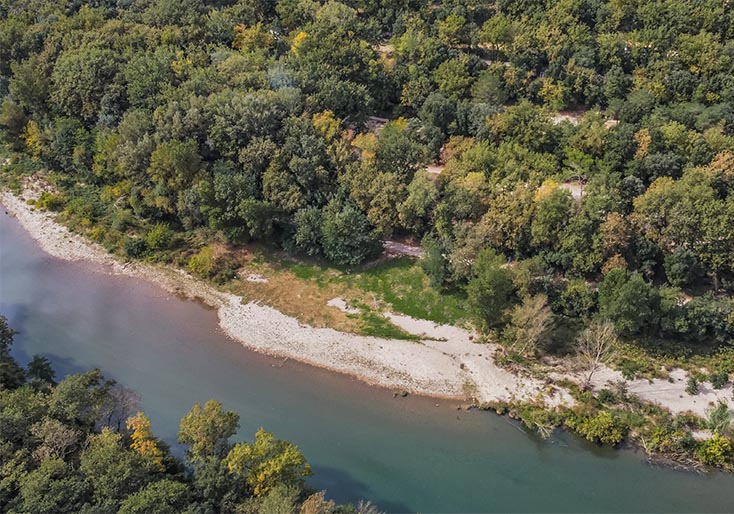 camping rivier de cornillon